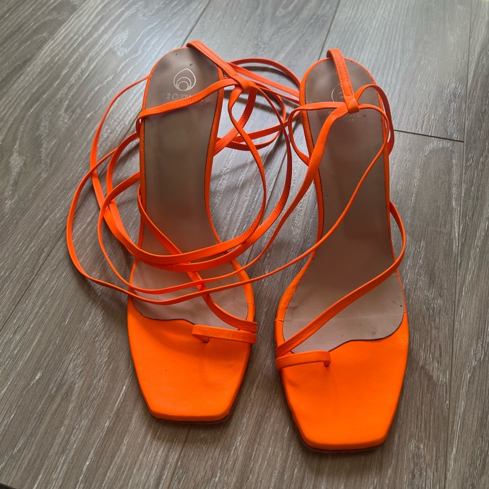 Brother Vellies Neon Orange Bike shoe